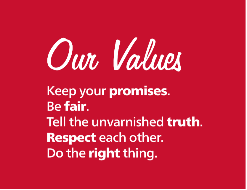 our values